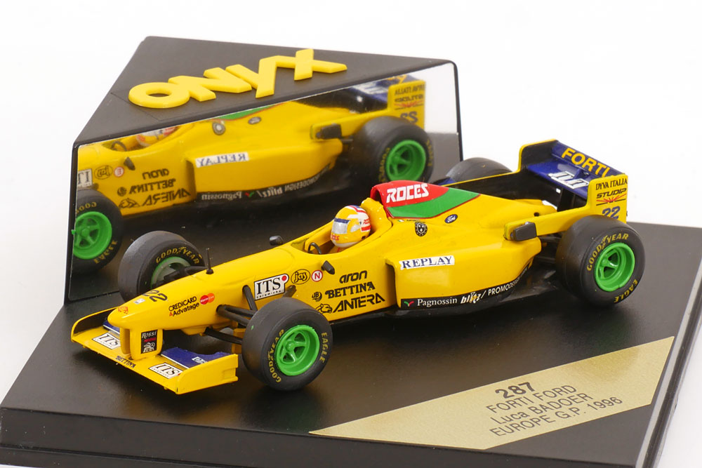 1:43 FORTI Ford Europe GP, Badoer (1996), yellow - 287