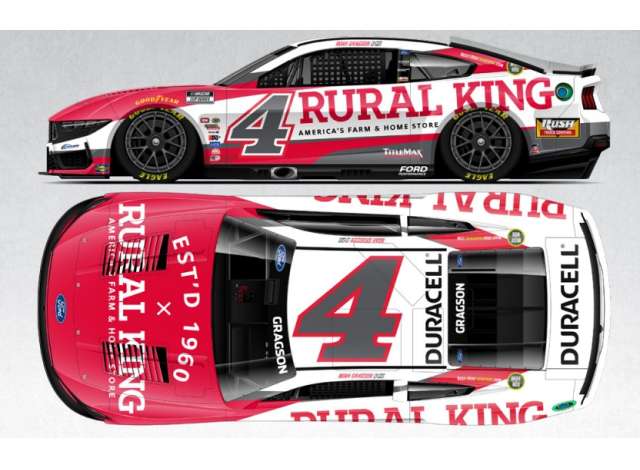 1:64 Ford Mustang #4 Noah Gragson *Rural King* red/white 2025 - CX42565RURNG