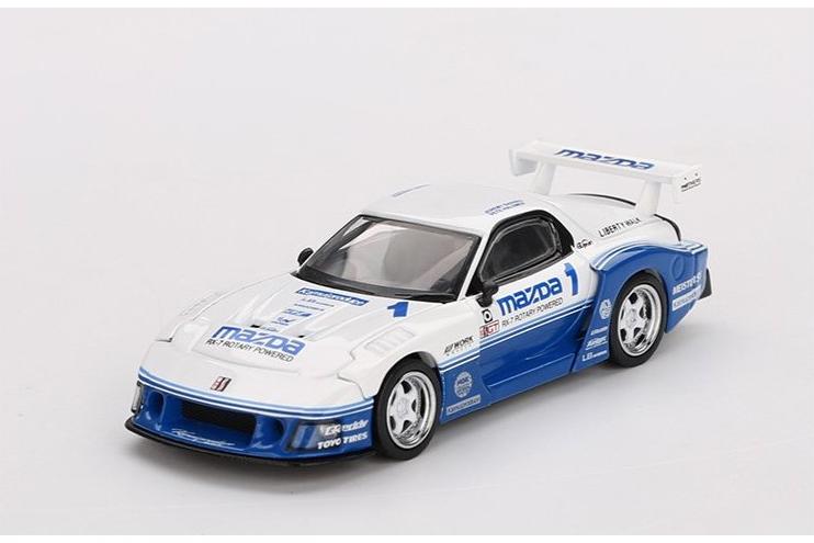 1:64 MAZDA RX-7 (FD3S) LB-Super Silhouette RHD, blue/white - MGT01011-RBL