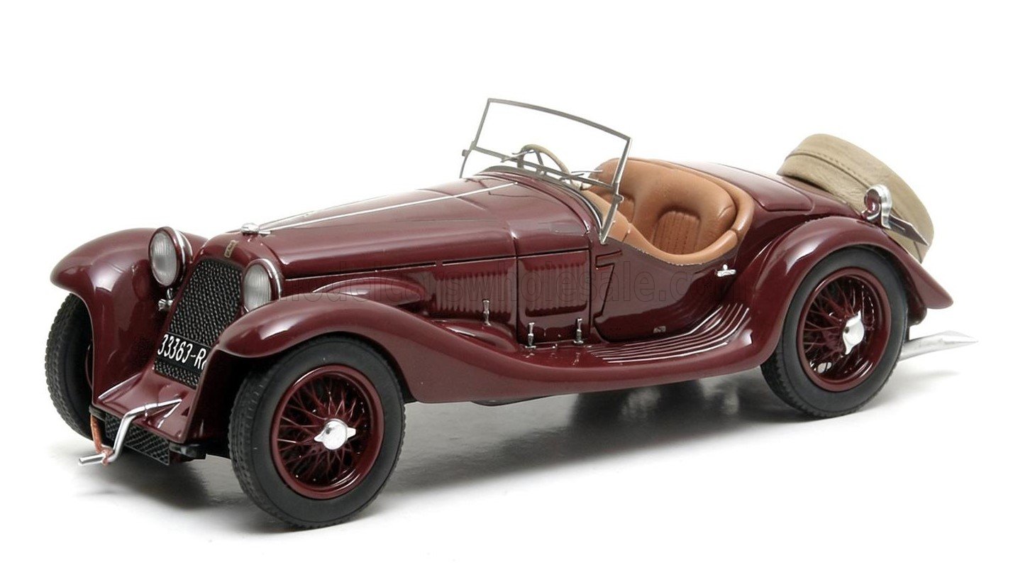 1:43 MASERATI V4 SPORT 16V Spider Cabriolet (1929), burgundy - MX51311-012