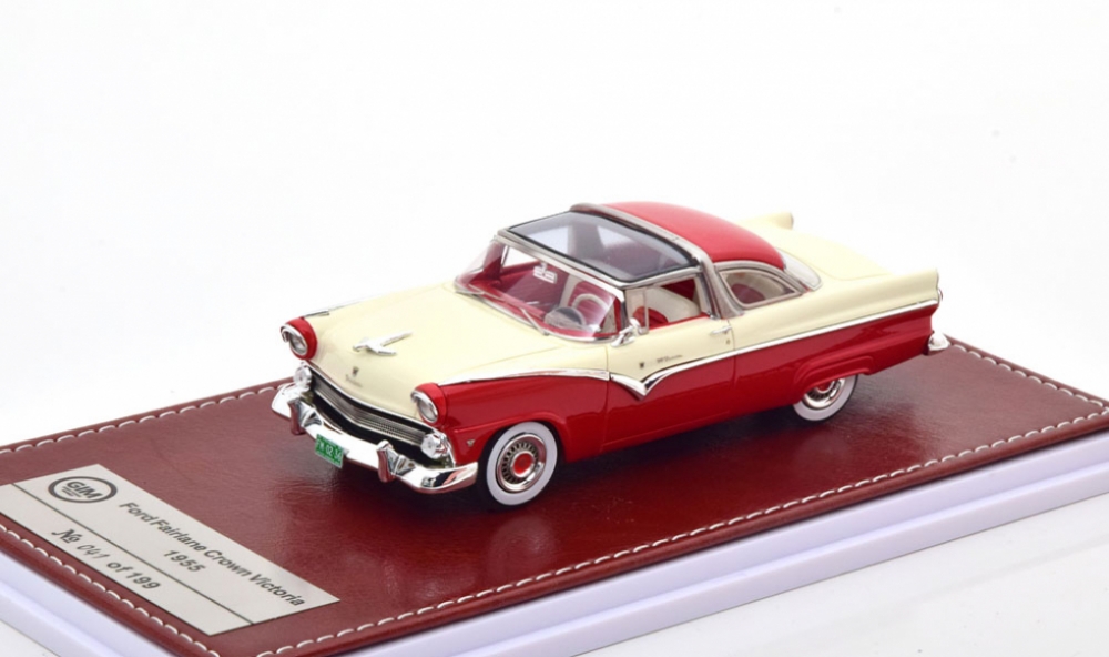 1:43 FORD Fairlane Crown Victoria 1955 White/Red - GIM036B