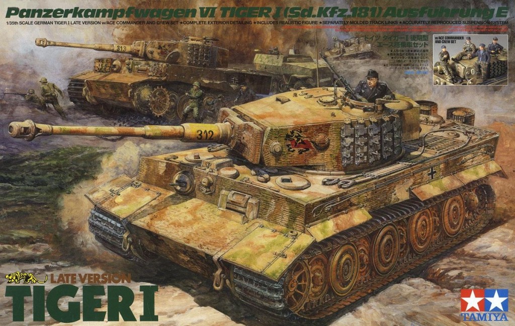 1:35 Сборная модель Немецкий танк Tiger I (Sd.kfz. 181), Ausf. E Late Version Memorial Set - 49504-X1