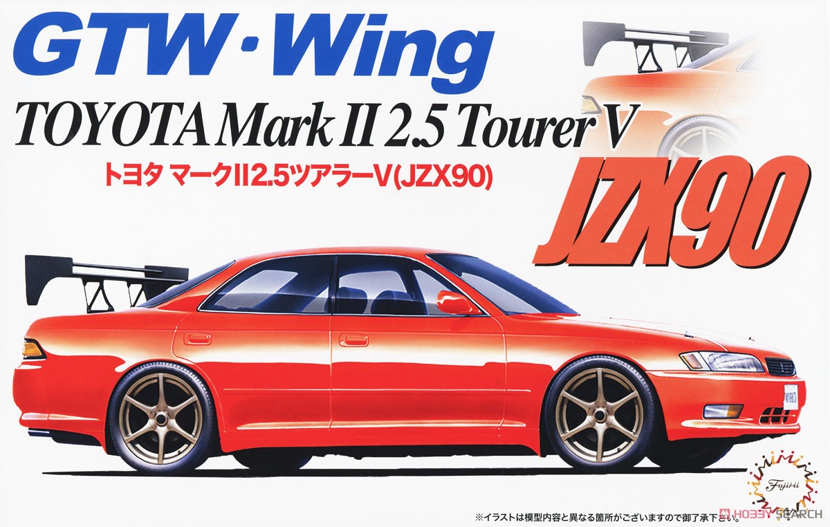 1:24 Сборная модель GTW-Wing Toyota Mark II 2.5 Tourer V JZX90 - 04783
