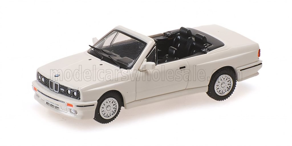 1:87 BMW 3-series M3 (e30) Cabriolet Open (1988), White - 870020231