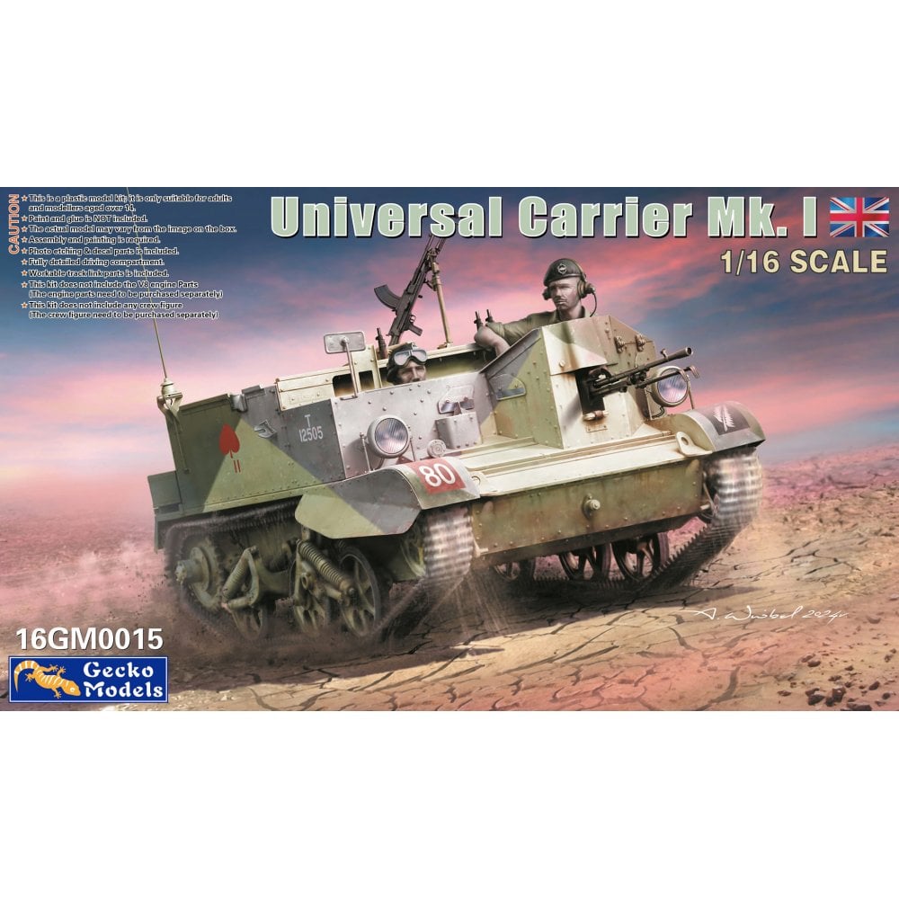 1:16 Сборная модель Universal Carrier Mk.I - 16GM0015