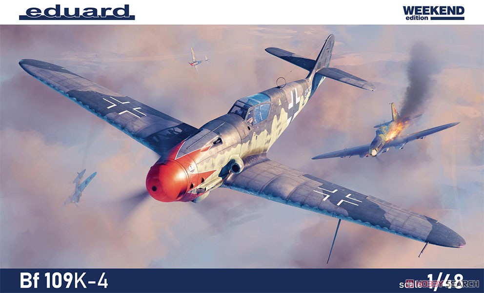 1:48 Сборная модель немецкий истребитель Bf 109K-4 (Weekend) - 84197