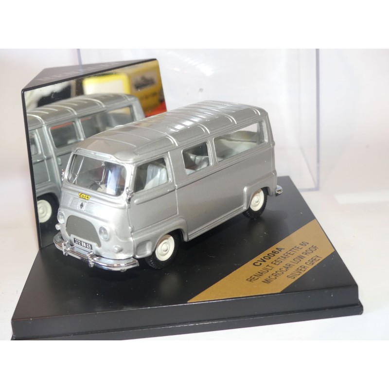 1:43 RENAULT Estafette 60 Van Microcar с низкой крышей, серебристый - CV006A