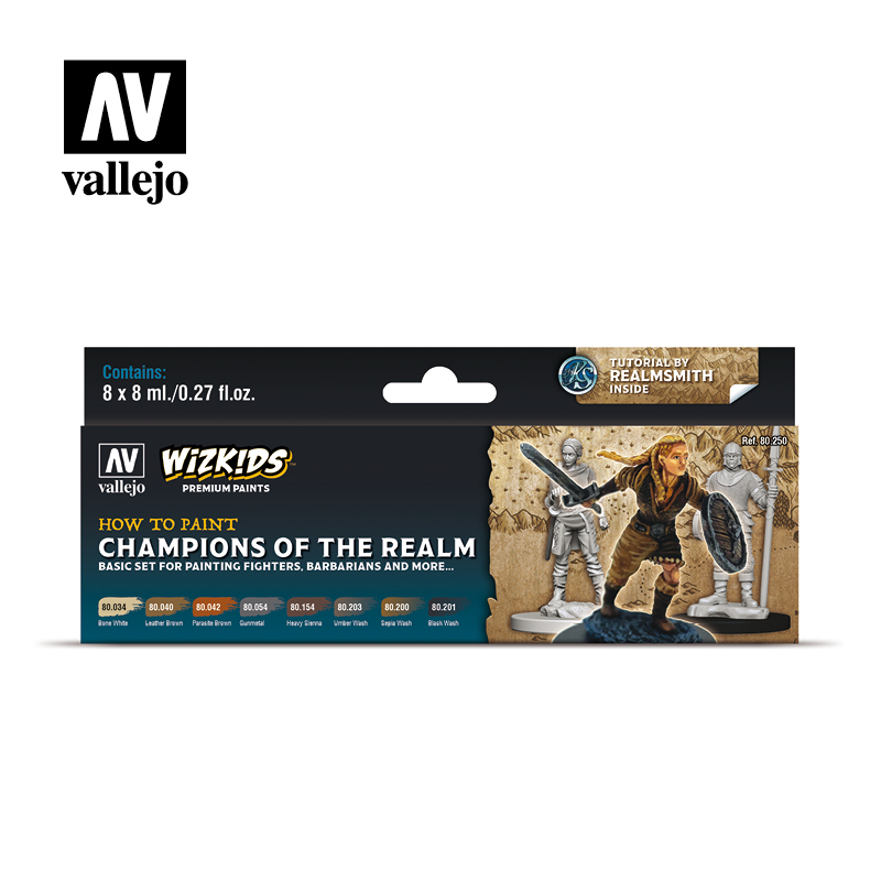Набор CHAMPIONS OF THE REALM, серия WIZKIDS 8 х 8мл - 80250
