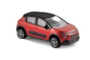 1:55 CITROEN C3 2016, red/black - 310611