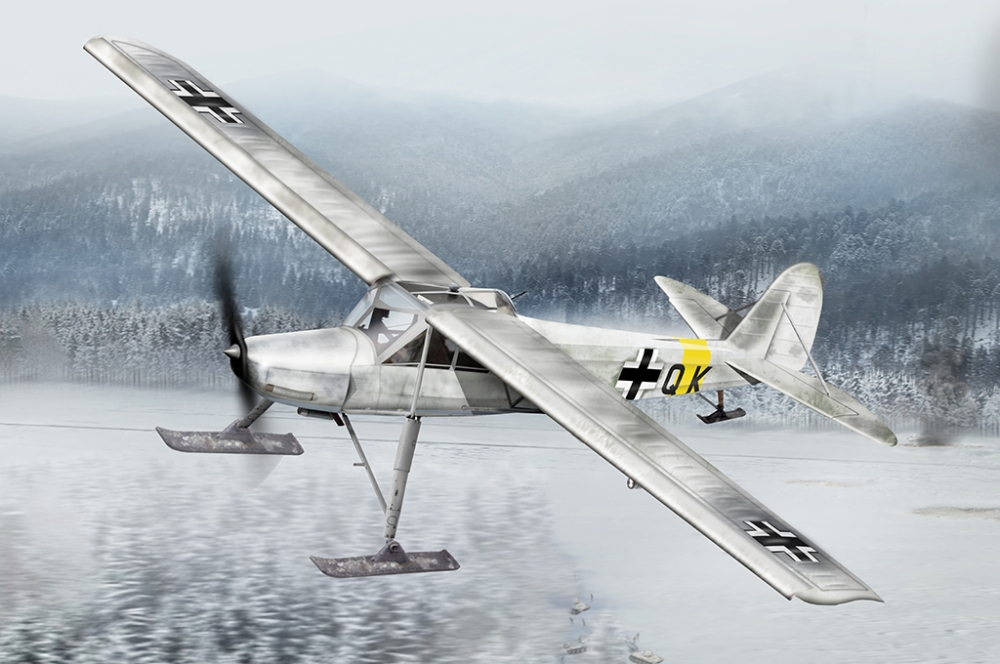 1:35 Сборная модель Самолёт Fieseler Fi-156 C-3 - 80183