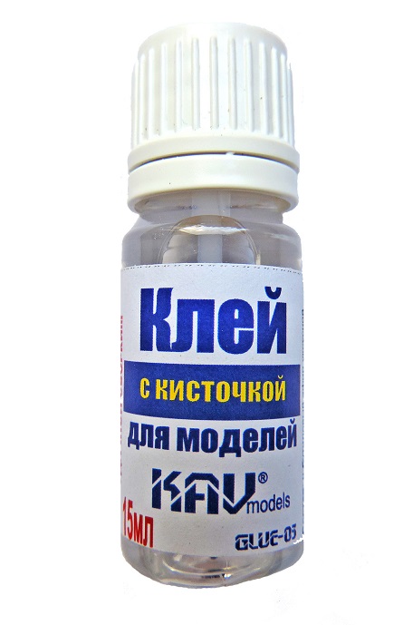 Клей для моделей с кисточкой. Объем 15 мл. - Glue 03