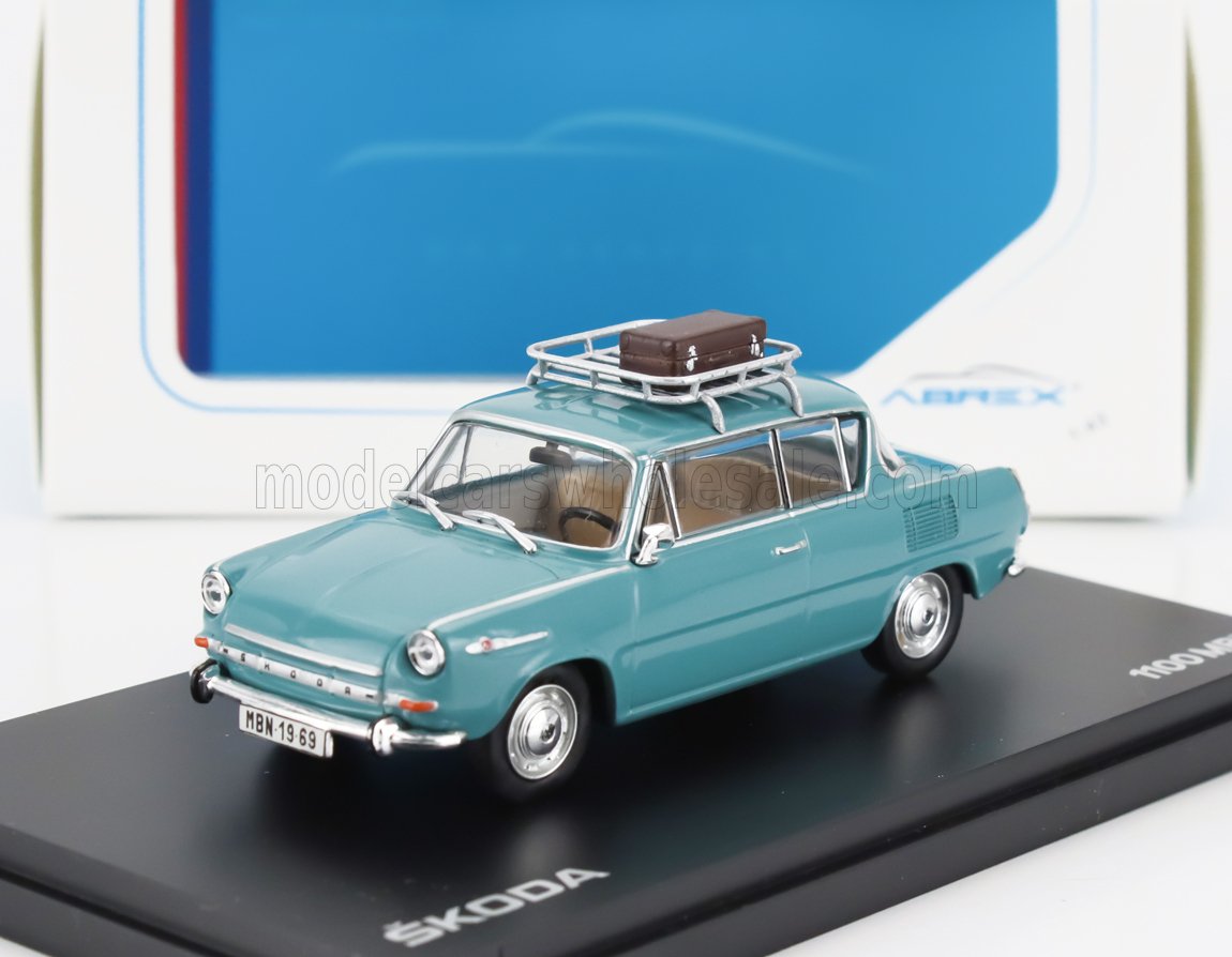 1:43 SKODA 1100 Mbx (1969), Light Green - 721HA1
