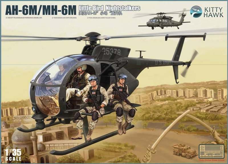 1:35 Сборная модель AH-6M/MH-6M Little Bird - KH50002
