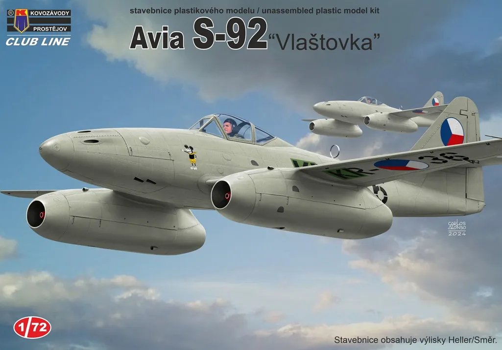 1:72 Сборная модель Avia S-92 'Vlaštovka' - CLK0015