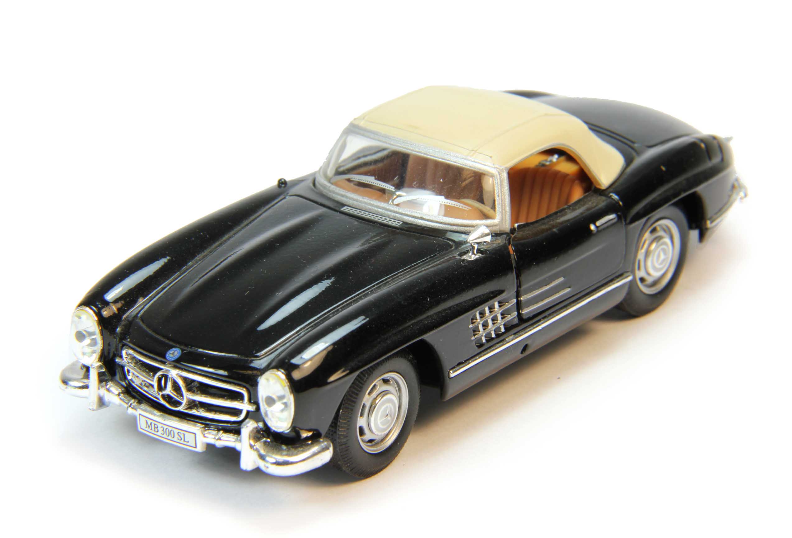 1:43 MERCEDES-BENZ 300SL Roadster закр.мягкий верх, black - HONG581