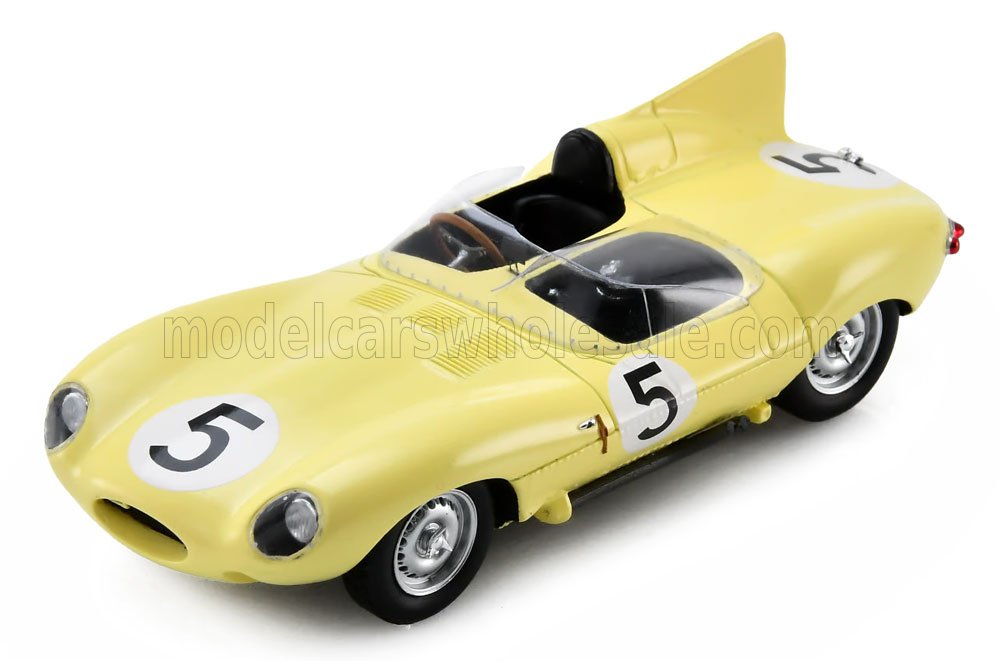 1:43 JAGUAR D-TYPE 3.4L S6 Team Nationale Belge №5 4th 24h Le Mans (1956) J.Swaters - F.Rousselle - S2931