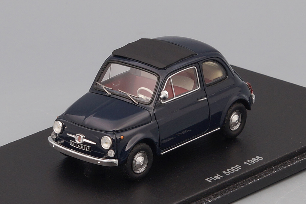 1:43 FIAT 500 F, dark blue - S2692