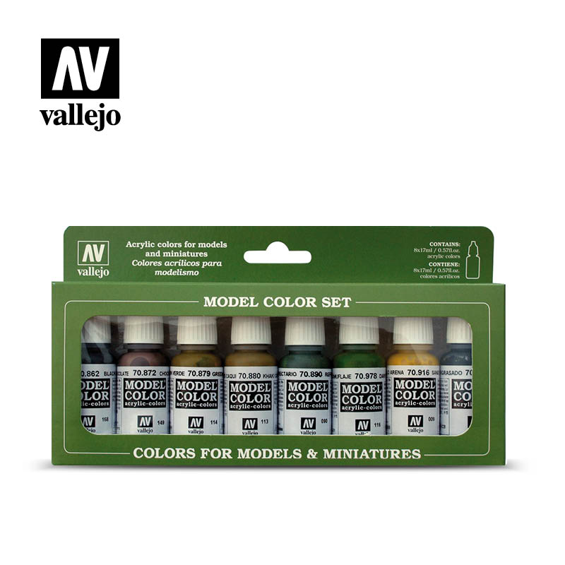 Краска акриловая `Model Color` Набор №8 Panzer Colours 6 цветов. - 70108