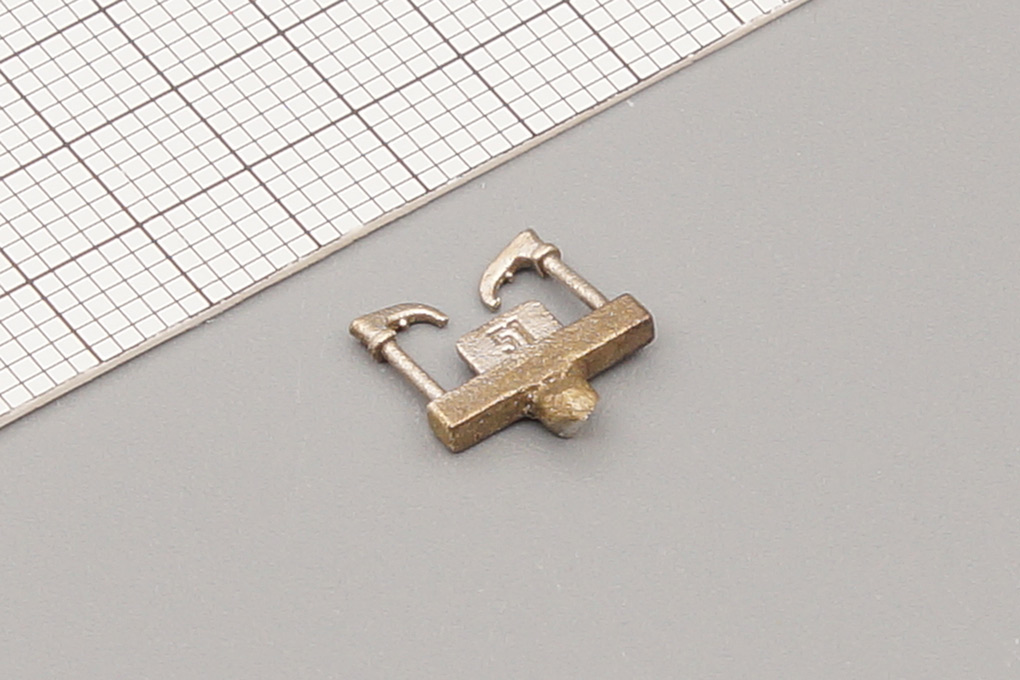 1:43 Дверные ручки для ГАЗ 51, комплект 2 шт - UMI132