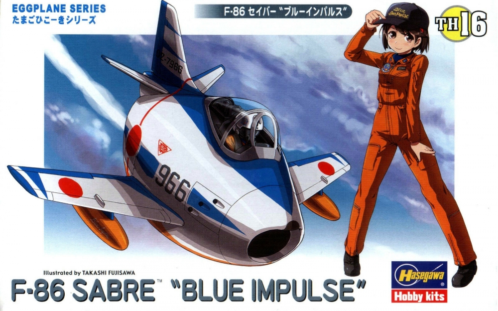 Сборная модель Самолет EGG PLANE F-86 'BLUE IMPULSE' - 60126