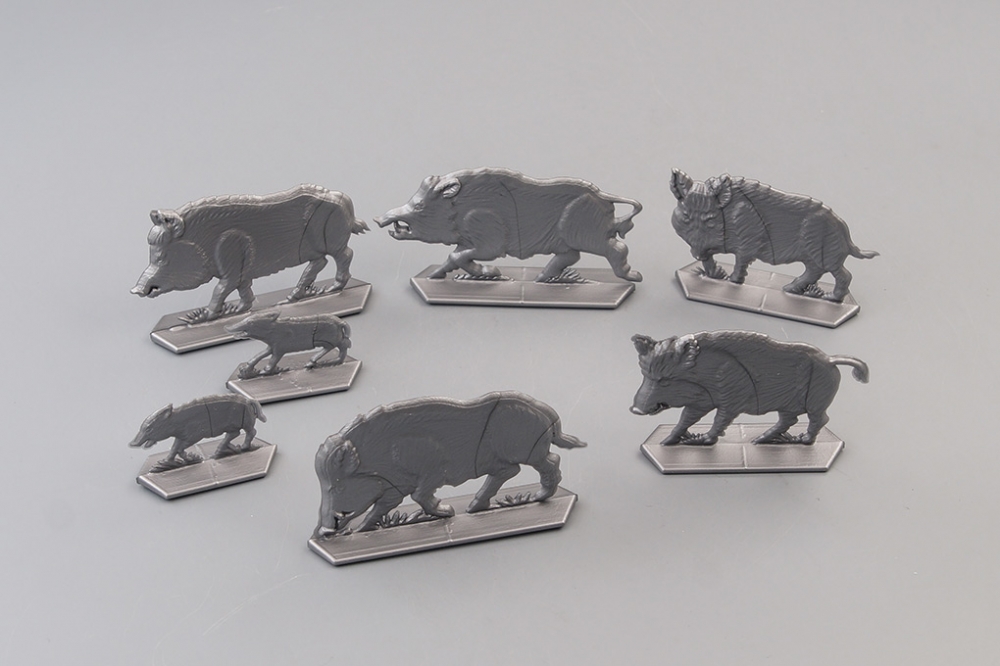 Набор фигурок Лесные кабаны, серия Шварцвальд Чернолесье - 721146