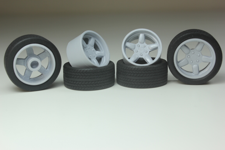 1:24 Комплект колес #51 (BMW AC Shnitzer) - KD051