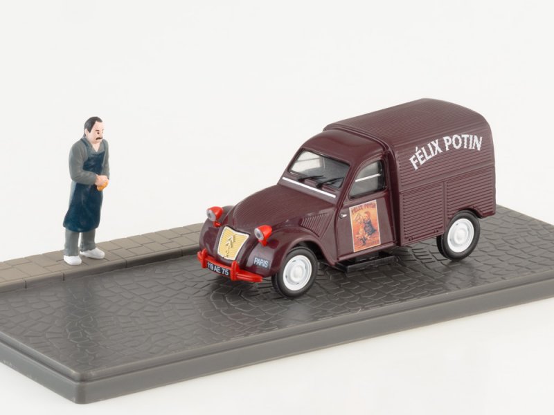 1:43 CITROEN 2CV фургон 'Félix Potin' (1956), maroon - 2428001