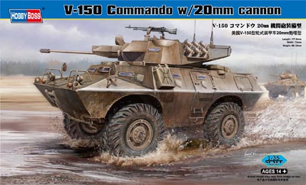 1:35 Сборная модель БТР V-150 Commando w/20mm cannon - 82420