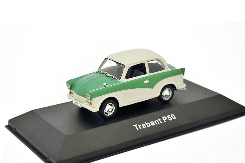 1:43 TRABANT P50 (1957), green / beige - ABDDR159