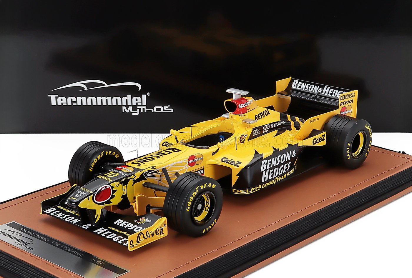 1:18 JORDAN F1 198 Honda Mf-301 Hc №10 Australian Gp Ralph Schumacher (1998), Yellow Black - TM18-384A