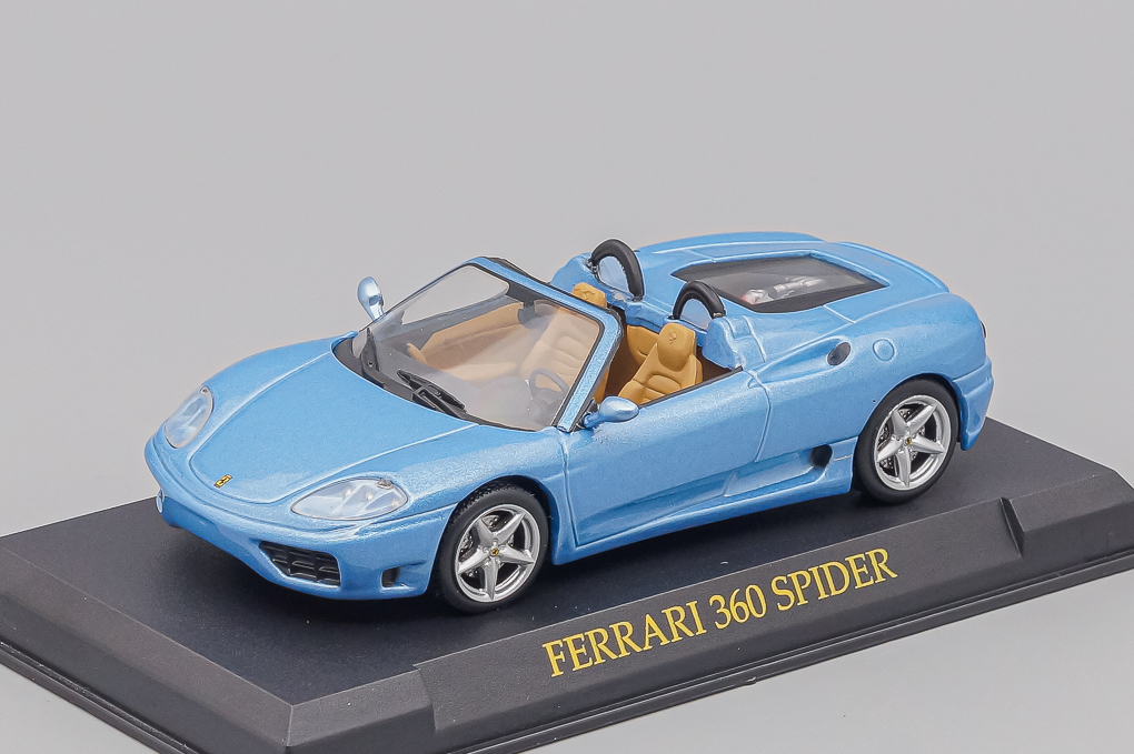 1:43 FERRARI 360 Spider, Ferrari Collection 24, blue - FC024-X4