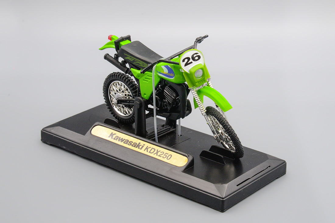 1:18 KAWASAKI KDX250, Green - 76205/18
