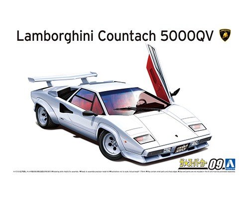 1:24 Сборная модель Lamborghini Countach 5000QV - 05945