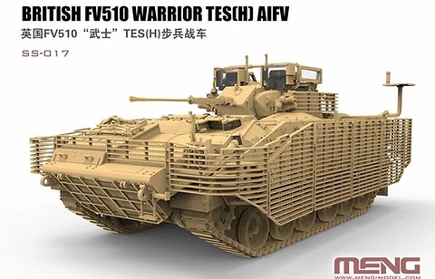 1:35 Сборная модель Британская БМП Уорриор FV510 Warrior TES (H) - SS-017