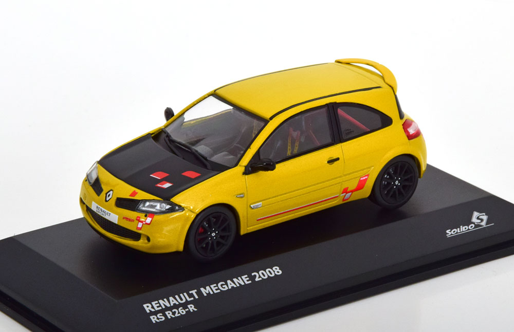 1:43 RENAULT Megane RS R26-R MK2 (2008), yellow metallic black - S4310204
