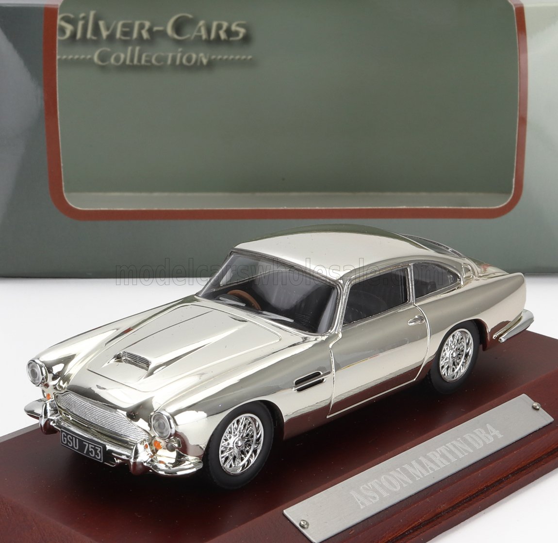1:43 ASTON MARTIN Db4 Coupe (1958), Chrome - ACH017-ABSIC108