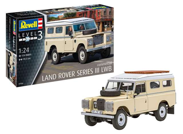 1:24 Сборная модель Land Rover Series III LWB - 07056