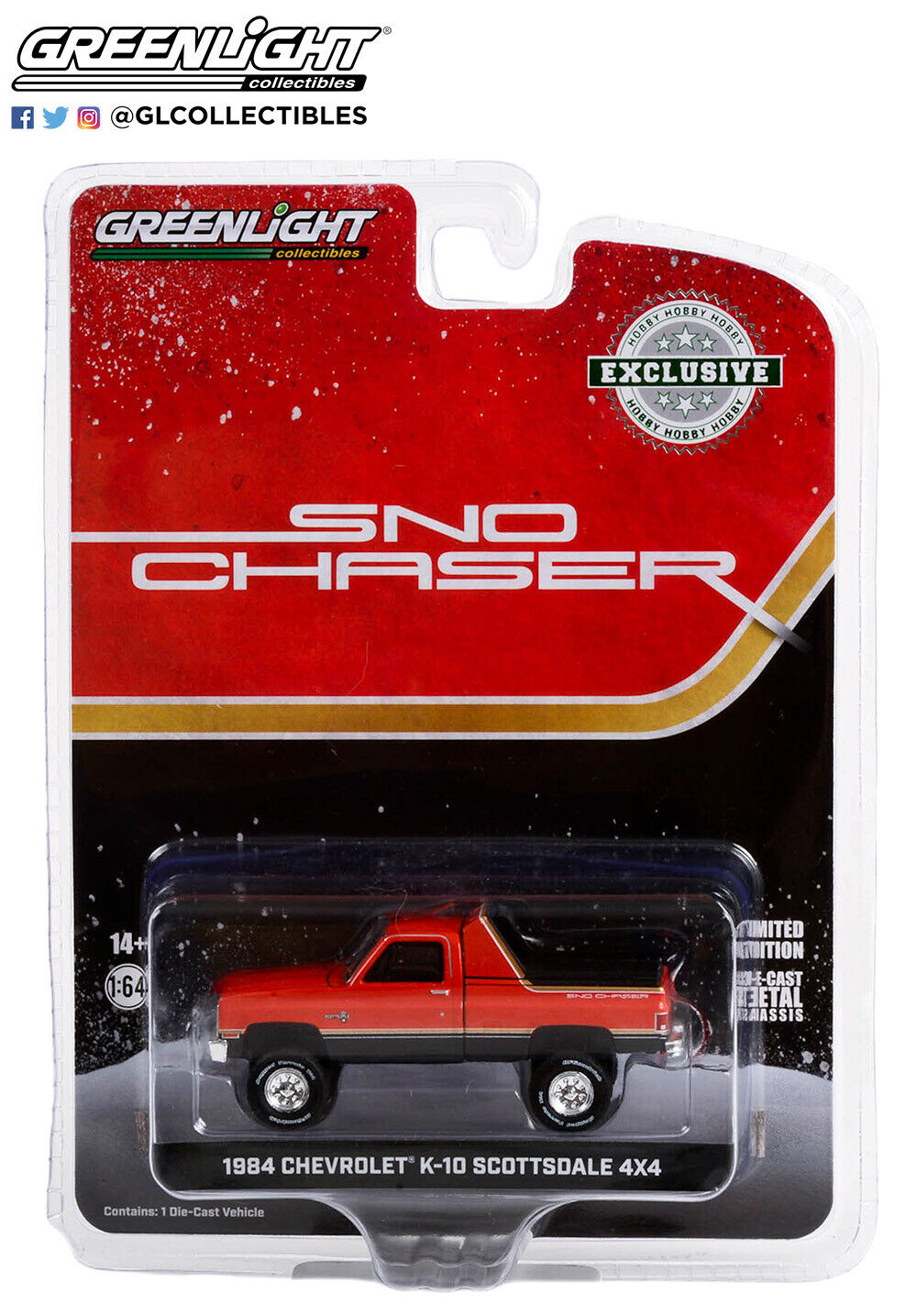 1:64 CHEVROLET K-10 Scottsdale 4x4 Sno Chaser (1984) - 30365