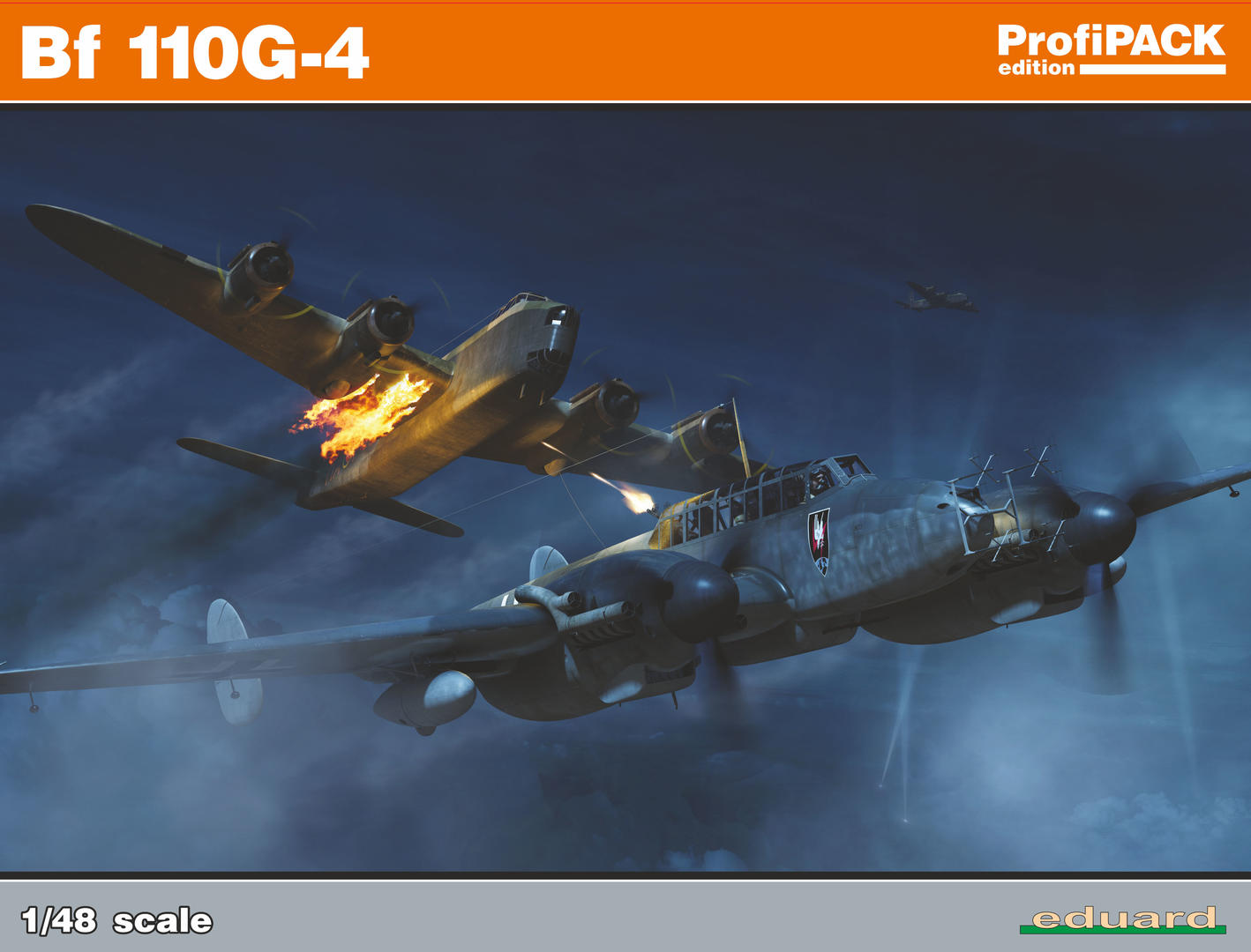 1:48 Сборная модель Bf 110G-4 Profipack edition - 8208