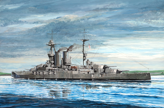 1:700 Сборная модель Линкор 'Warspite' 1915 - 05780
