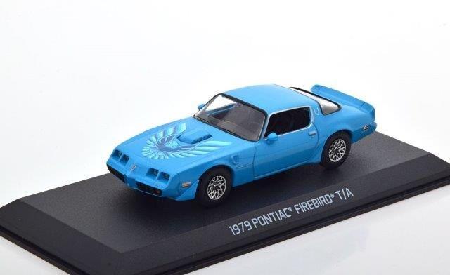 1:43 (Уценка!) PONTIAC Firebird Trans Am Hardtop (1979), Atlantis Blue with Hood Phoenix - 86348-Z1
