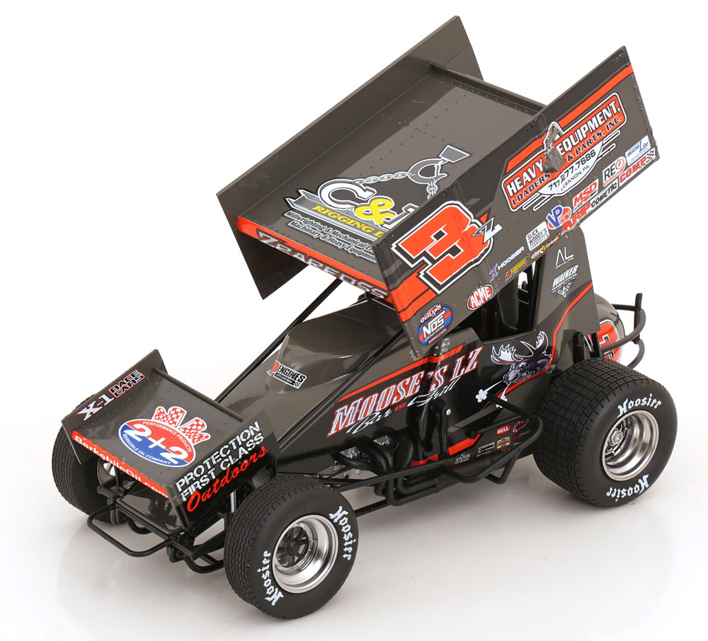 1:18 MOOSE Sprint Car No 3, Zearfoss (2022) - A1822001