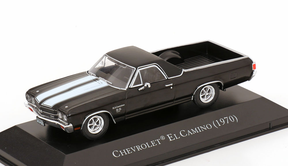 1:43 (Уценка!) CHEVROLET El Camino (1970), black white - 106453-Z1