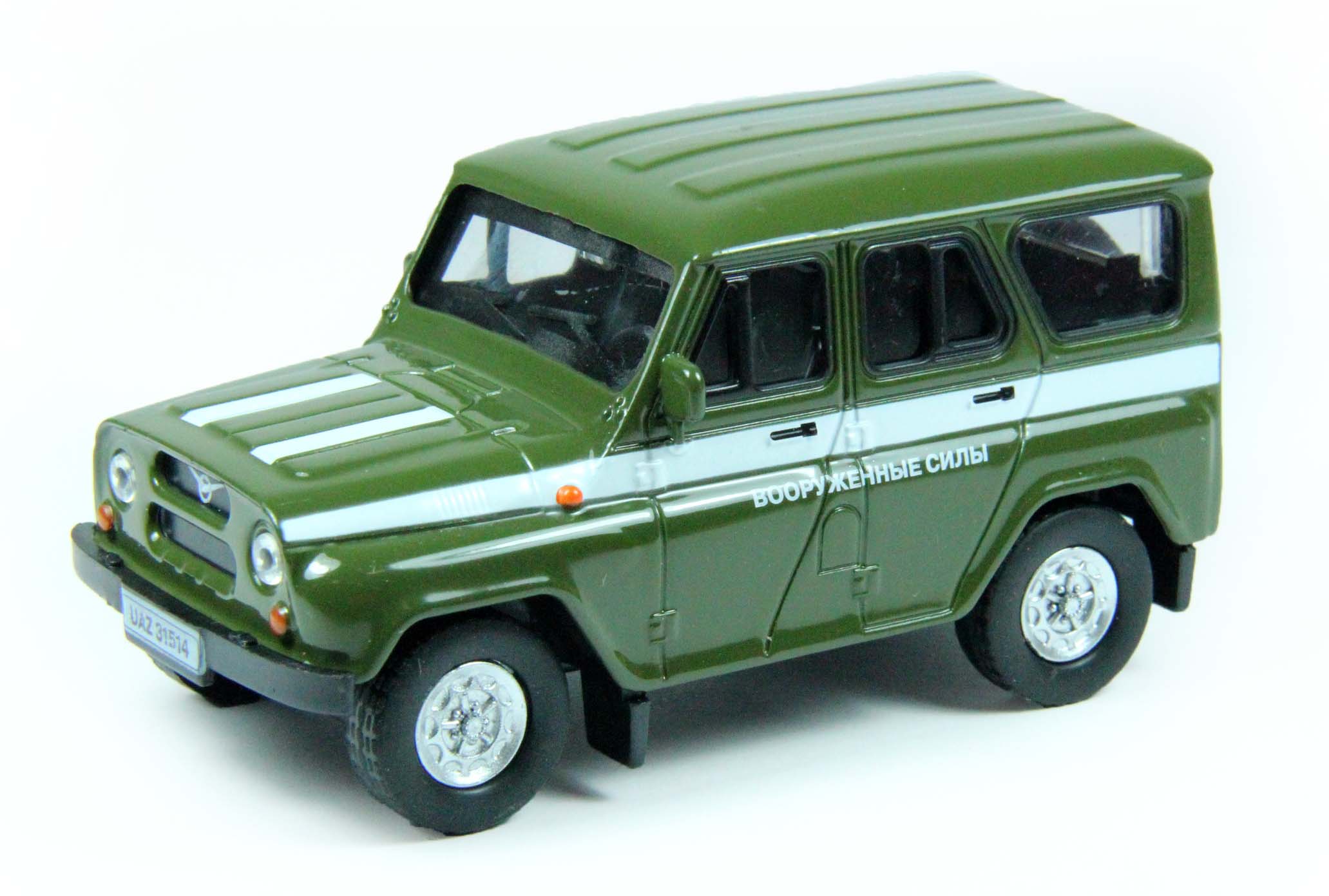 1:43 УАЗ 31514 Вооруженные силы, хаки - GT8590-X1