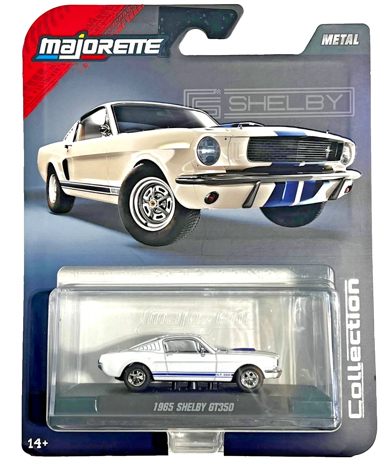1:64 FORD Mustang Shelby GT350 (1965), blue/white - 8505001000B