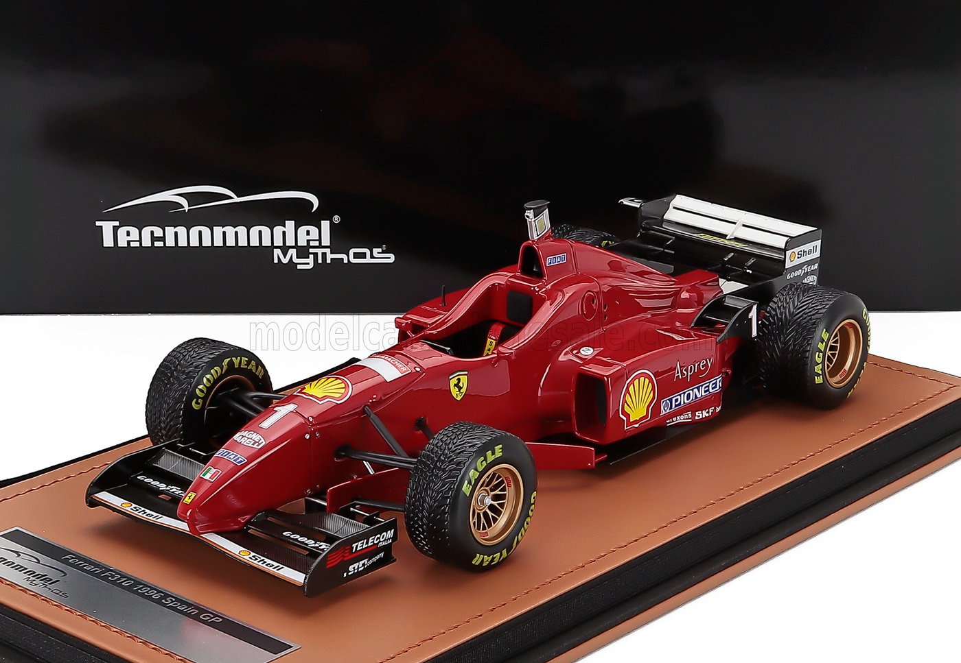 1:18 FERRARI F1 F310 №1 Spanish Gp With Rain Tires Michael Schumacher (1996), Red - TM18-387A
