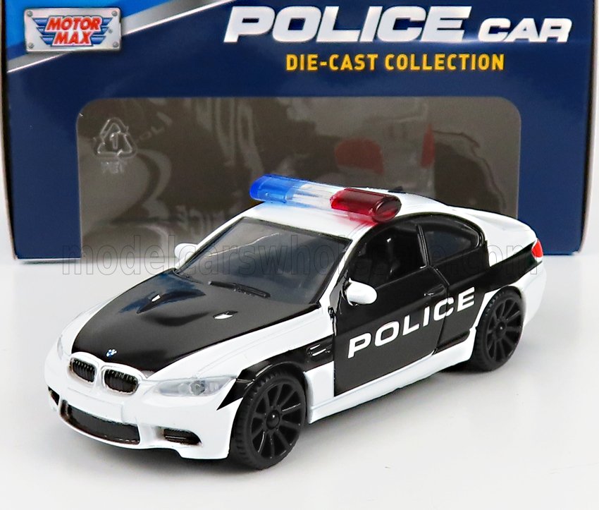 1:43 BMW 3-series M3 Coupe Police (2008), Black White - 79482