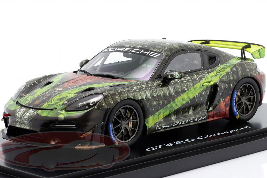 1:18 PORSCHE 718 Cayman GT4 RS Clubsport (982), multicolour (Hunter) - WAP0216020TCAY