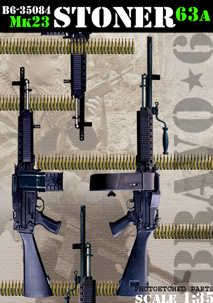 1:35 Mk23 Stoner 63a / Mk23 Стоунер 63a - B6-35084