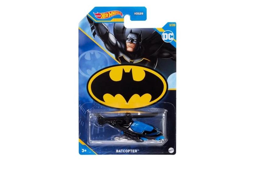 1:64 Batman: Batcopter, blue/black - HDG89-HLK57
